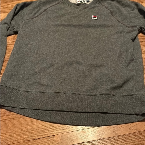 Fila Gray Crewneck Sweater Athletic Style - Picture 6 of 12